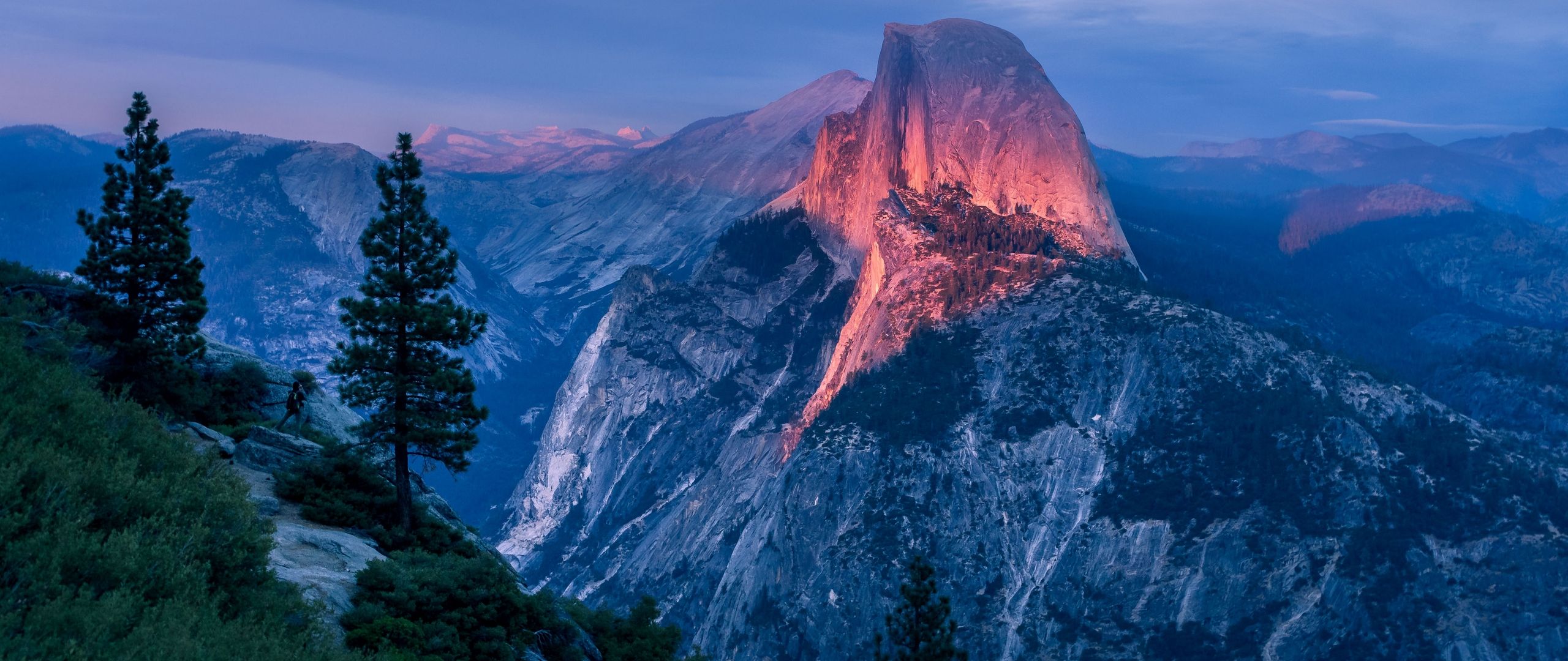 Wallpaper Mountain, Peak, Sky, Yosemite Valley, Usa National Park, Half Dome