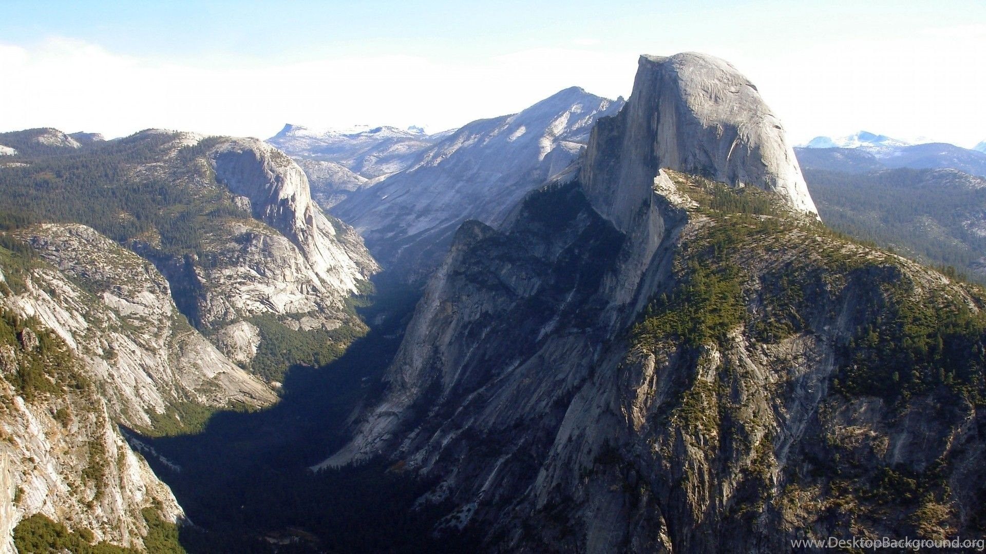 Download 1920x1080 Yosemite National Park Mountains Wallpaper Desktop Background