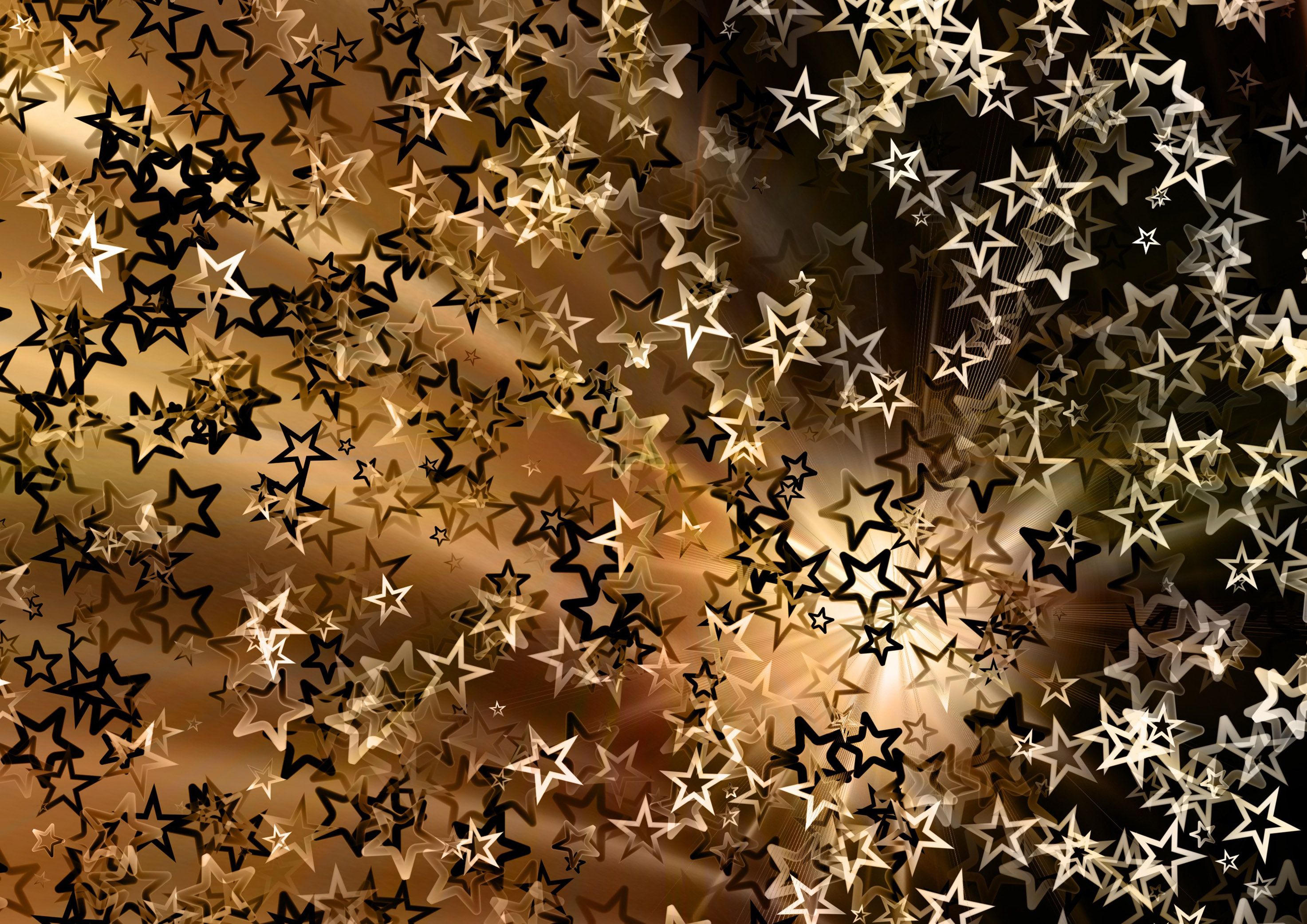 Gold Star Wallpaper