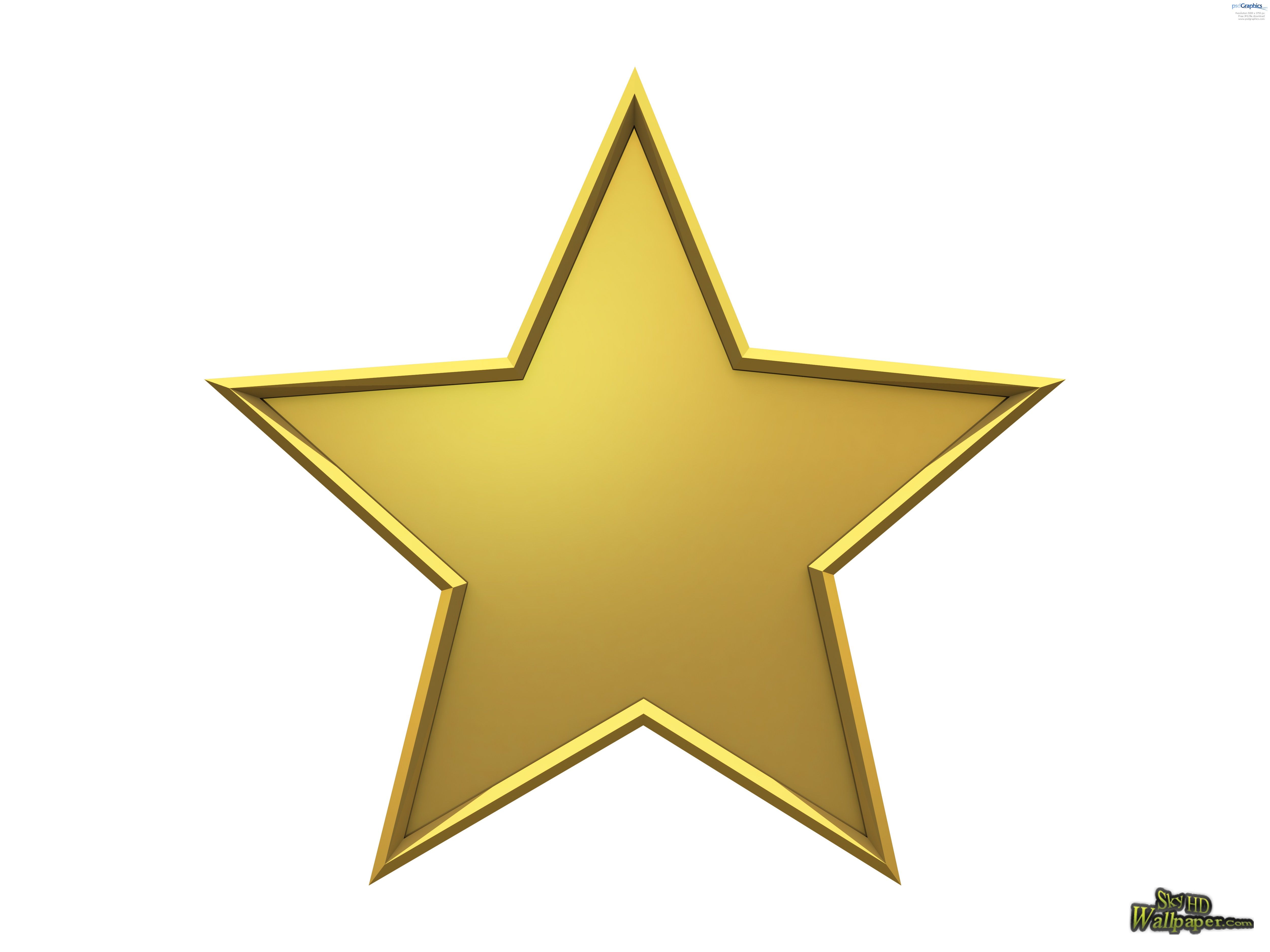 Gold Star Wallpaper