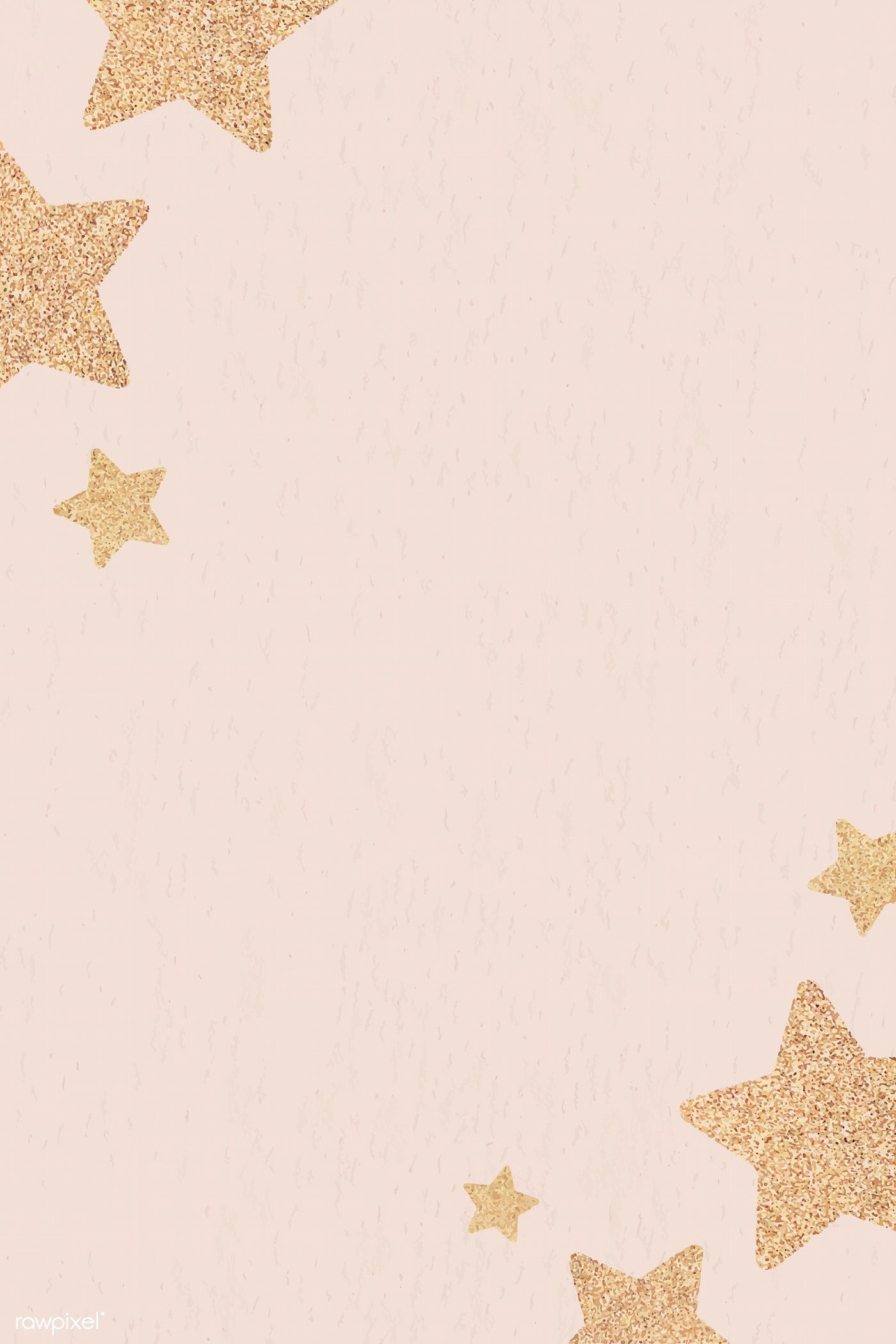 Glitter gold star frame design vector. free image / NingZk V. Candle logo design, Gold stars, Glitter wallpaper