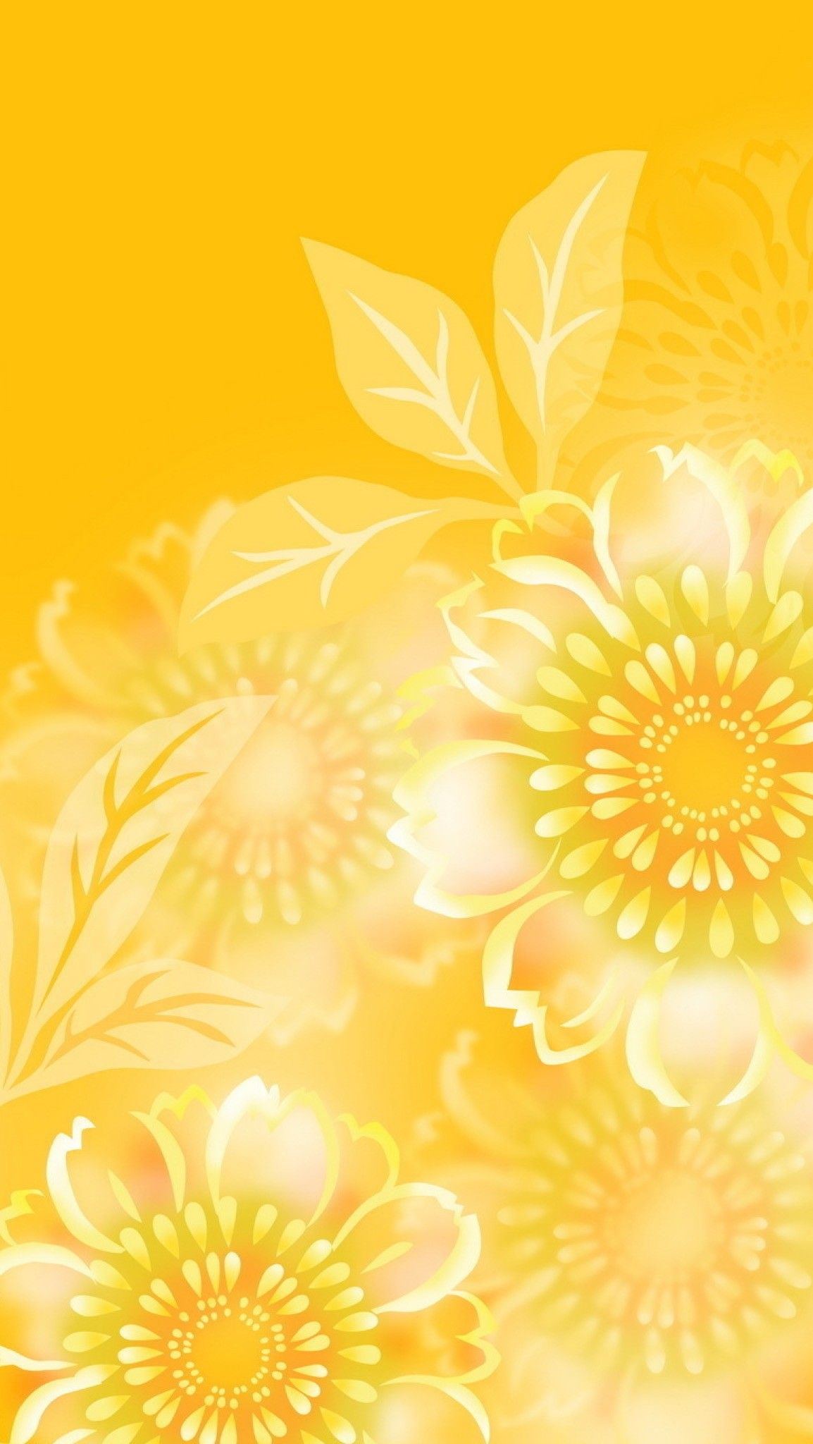 Awesome Yellow Summer Wallpaper