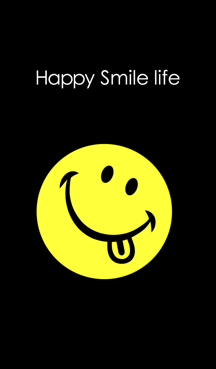 Download Yellow Circle With Happy Smile Face Wallpaper  Wallpaperscom