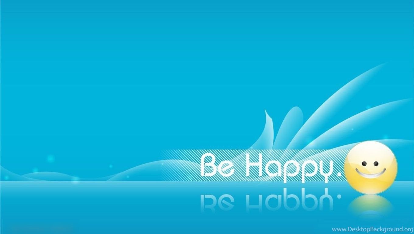 Be Happy Smile Desktop Background