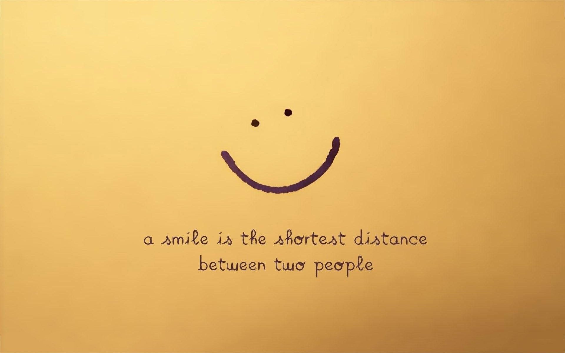 Happy Smile Quotes Wallpaper Desktop Wallpaper