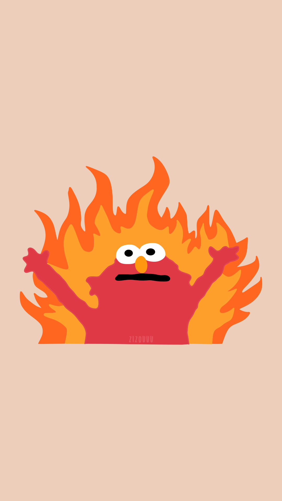 Elmo On Fire Wallpapers - Wallpaper Cave