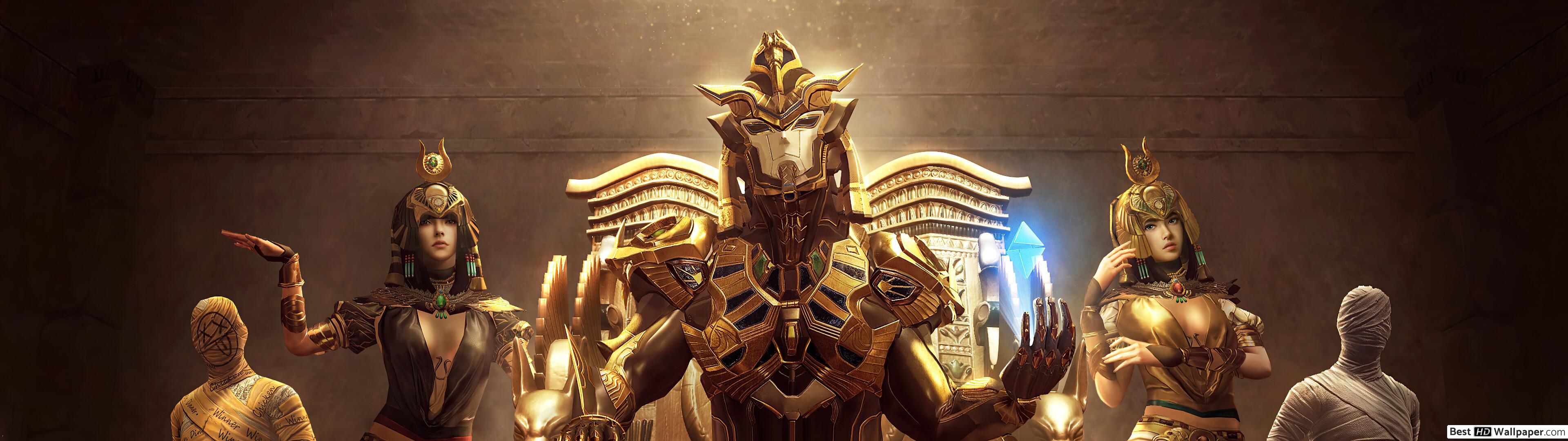 PlayerUnknown's Battlegrounds (PUBG Mobile) Pharaoh X Suit Set HD Wallpaper Download