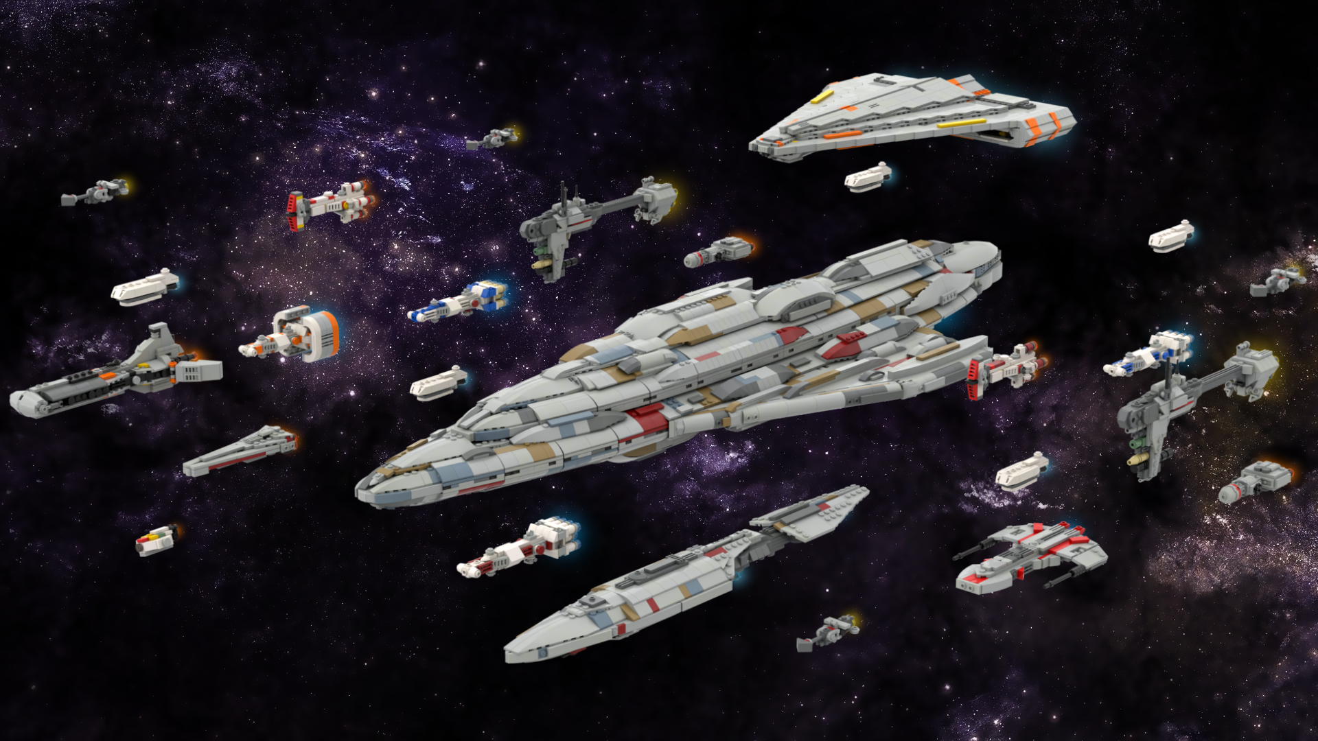 LEGO Rebel Fleet