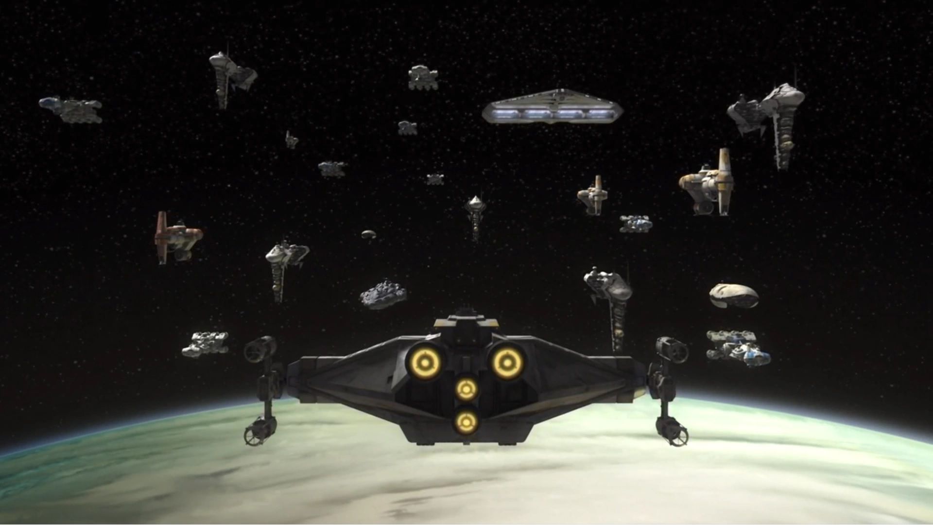 Rebel Fleet. Star Wars Rebels