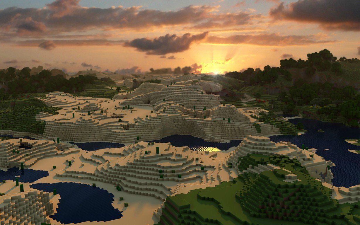 Minecraft World Wallpaper