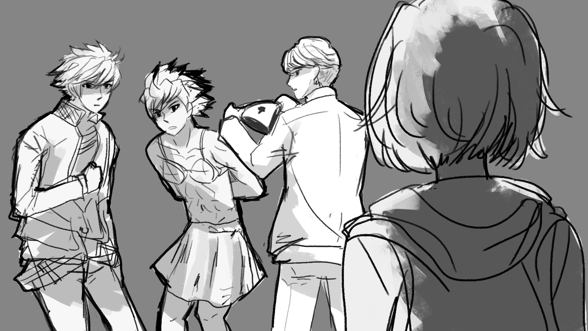 Daily Lives of Yasogami High School Boys: blazbluextagbattle