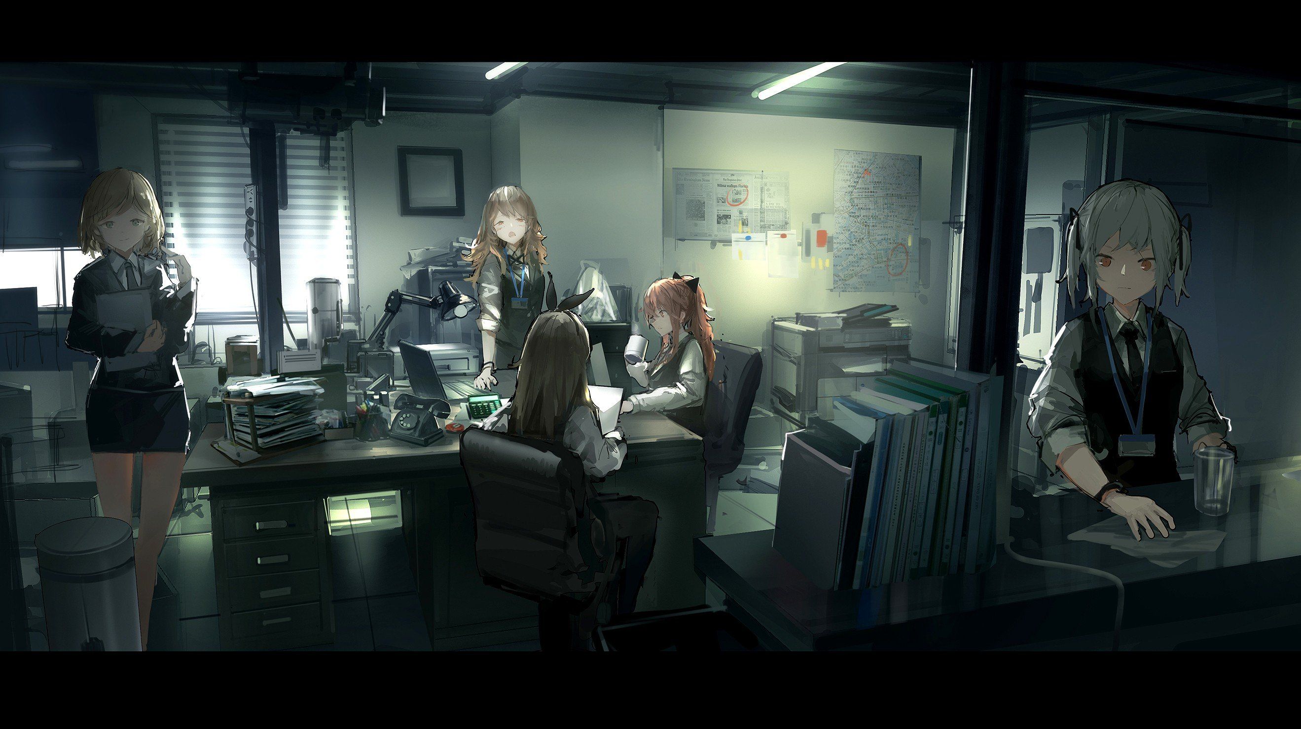 Anime Office Wallpapers - Wallpaper Cave