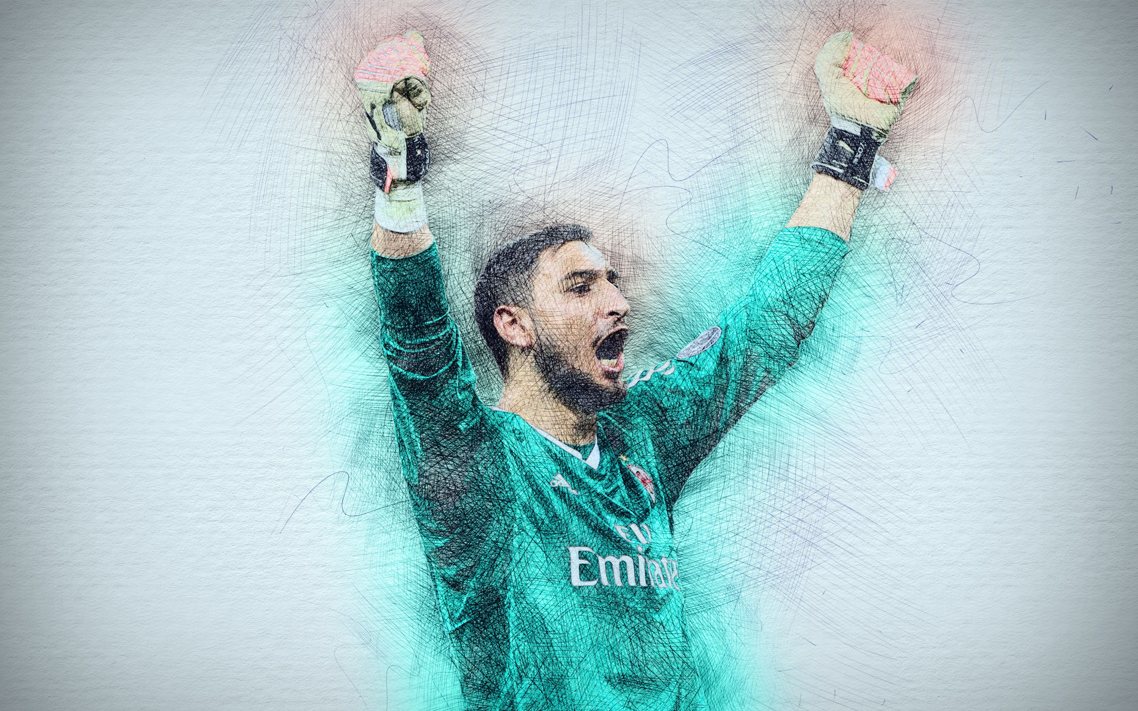 Gianluigi Donnarumma 4k Ultra HD Wallpaper