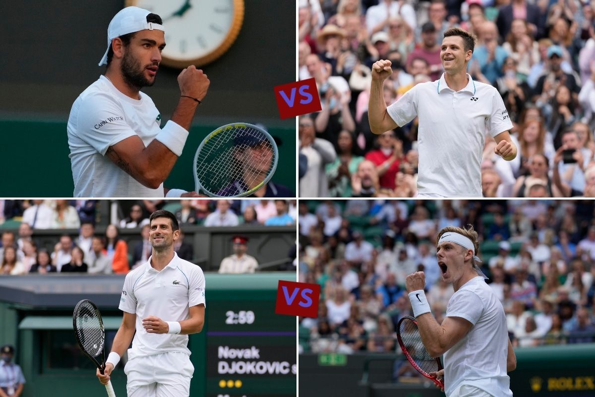 Wimbledon 2021 Men's Semis Highlights: It's Djokovic vs Berrettini in Final