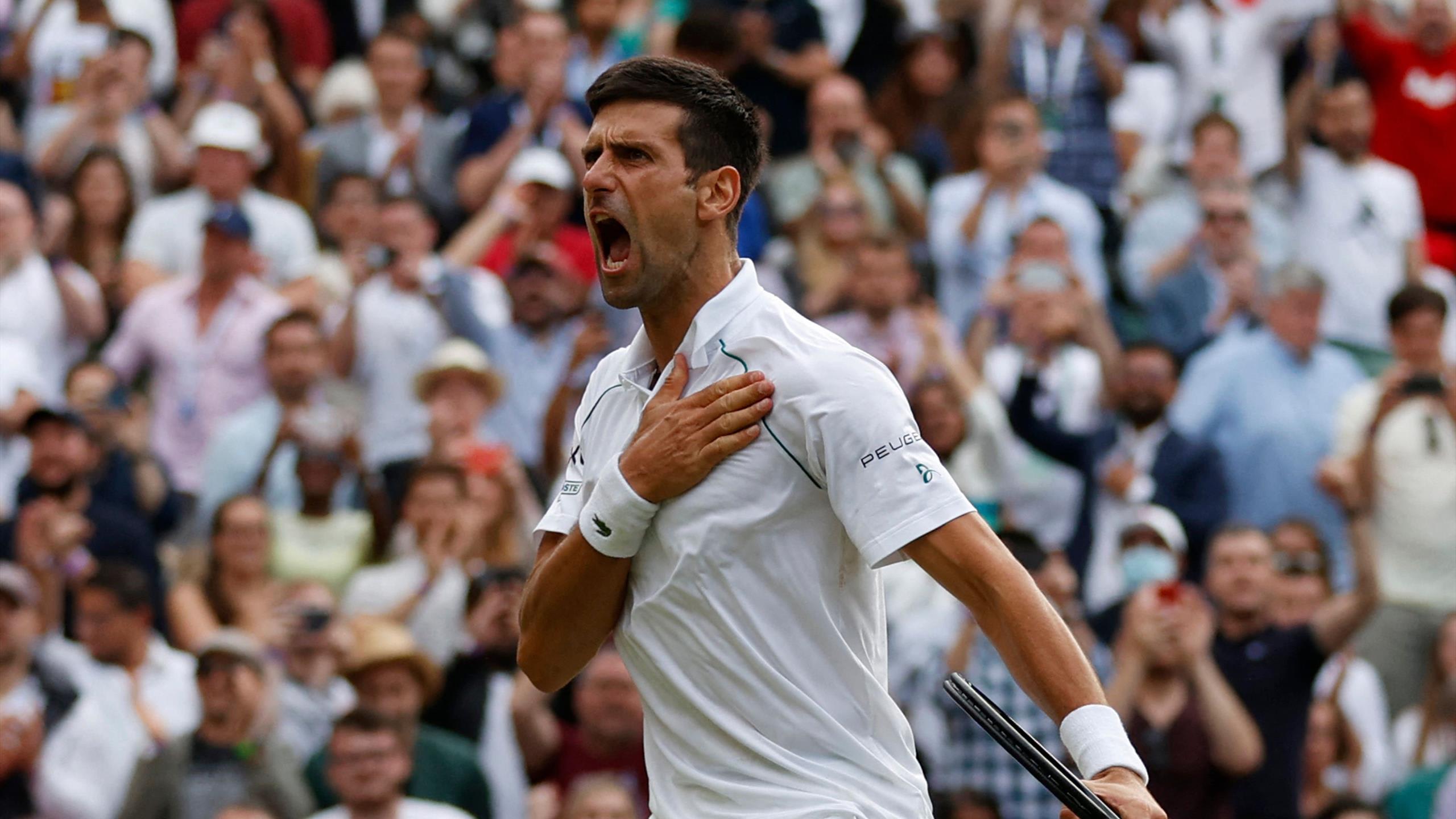 Wimbledon 2021 tennis Novak Djokovic downs Denis Shapovalov to reach 30th Grand Slam final Portal4Sport