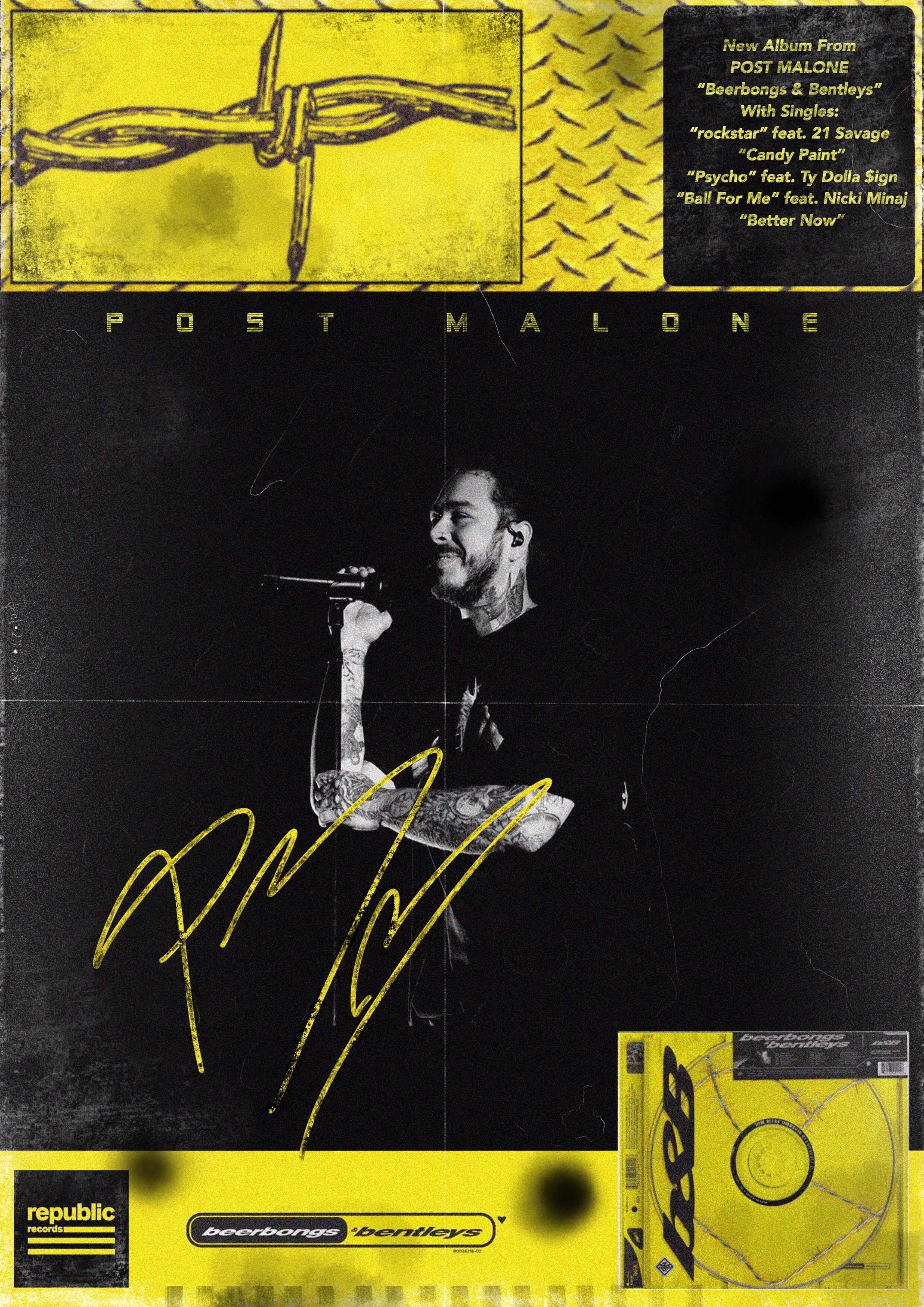 Rockstar  Post malone, Cantores, Imagens pisicodelicas