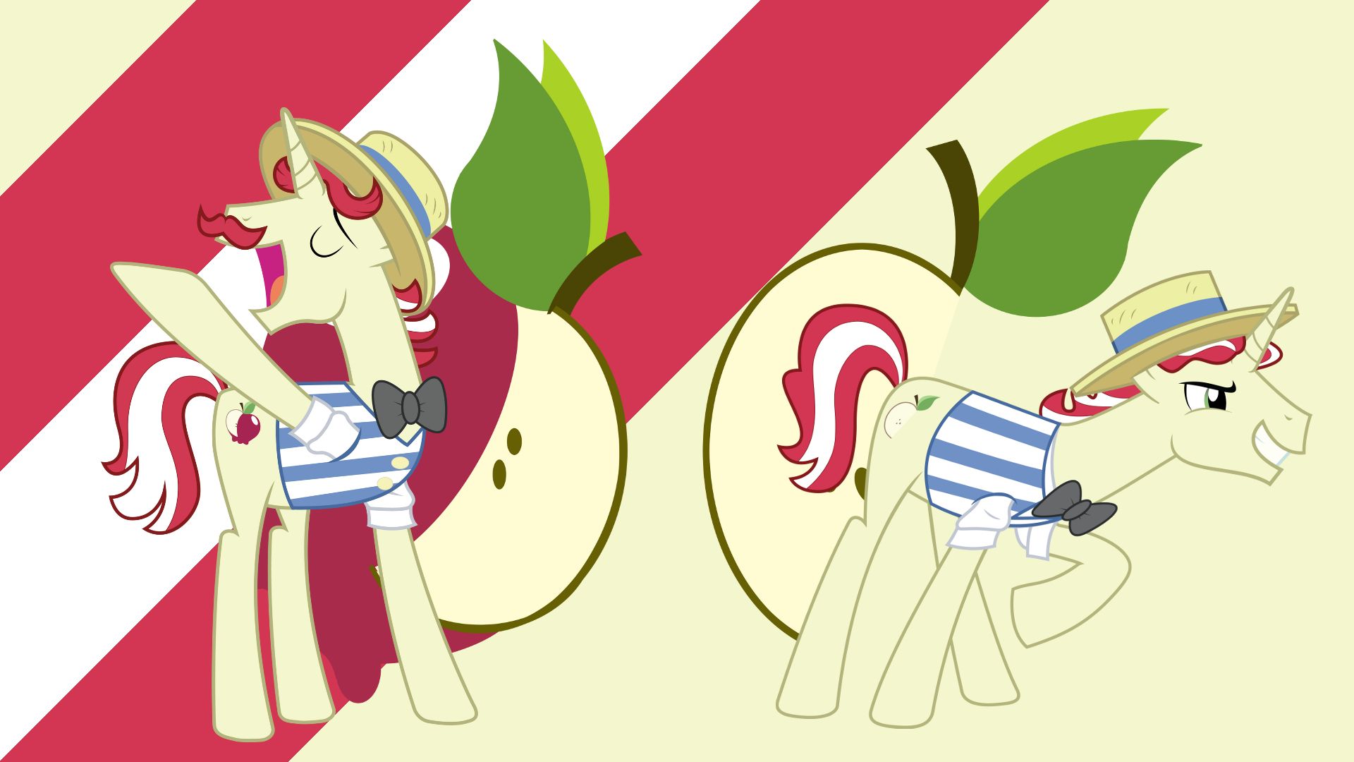 Minimalist Wallpaper 52: Flim Flam Brothers by PixelKitties, SirCxyrtyx and Softfang. My Little Pony. My Little Wallpaper are Magic