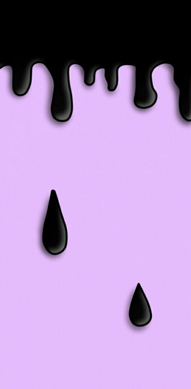 Black Drip wallpaper