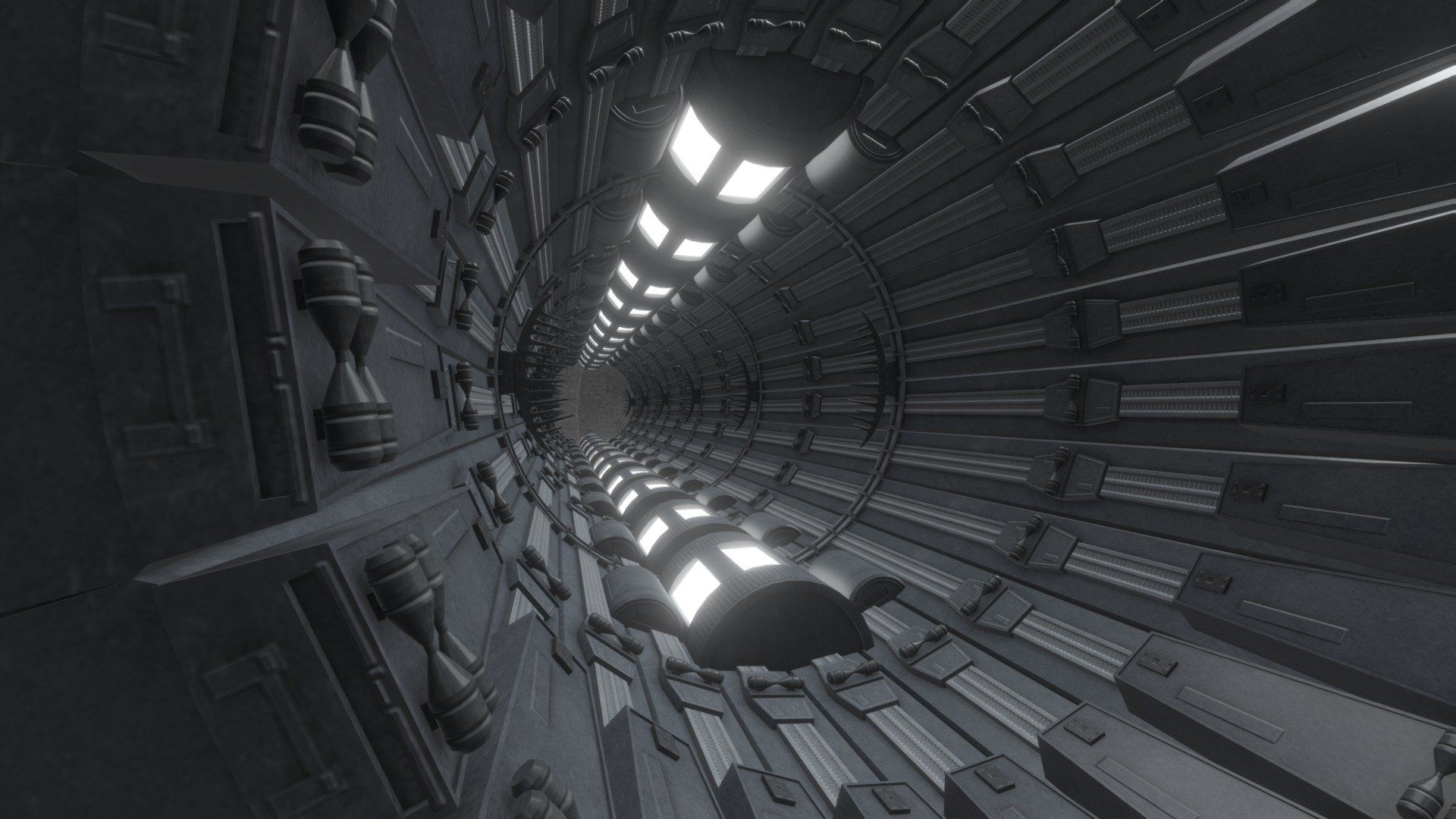 Deathstar Superlaser Lasertunnel model by Jakob Sailer [bf7086c]