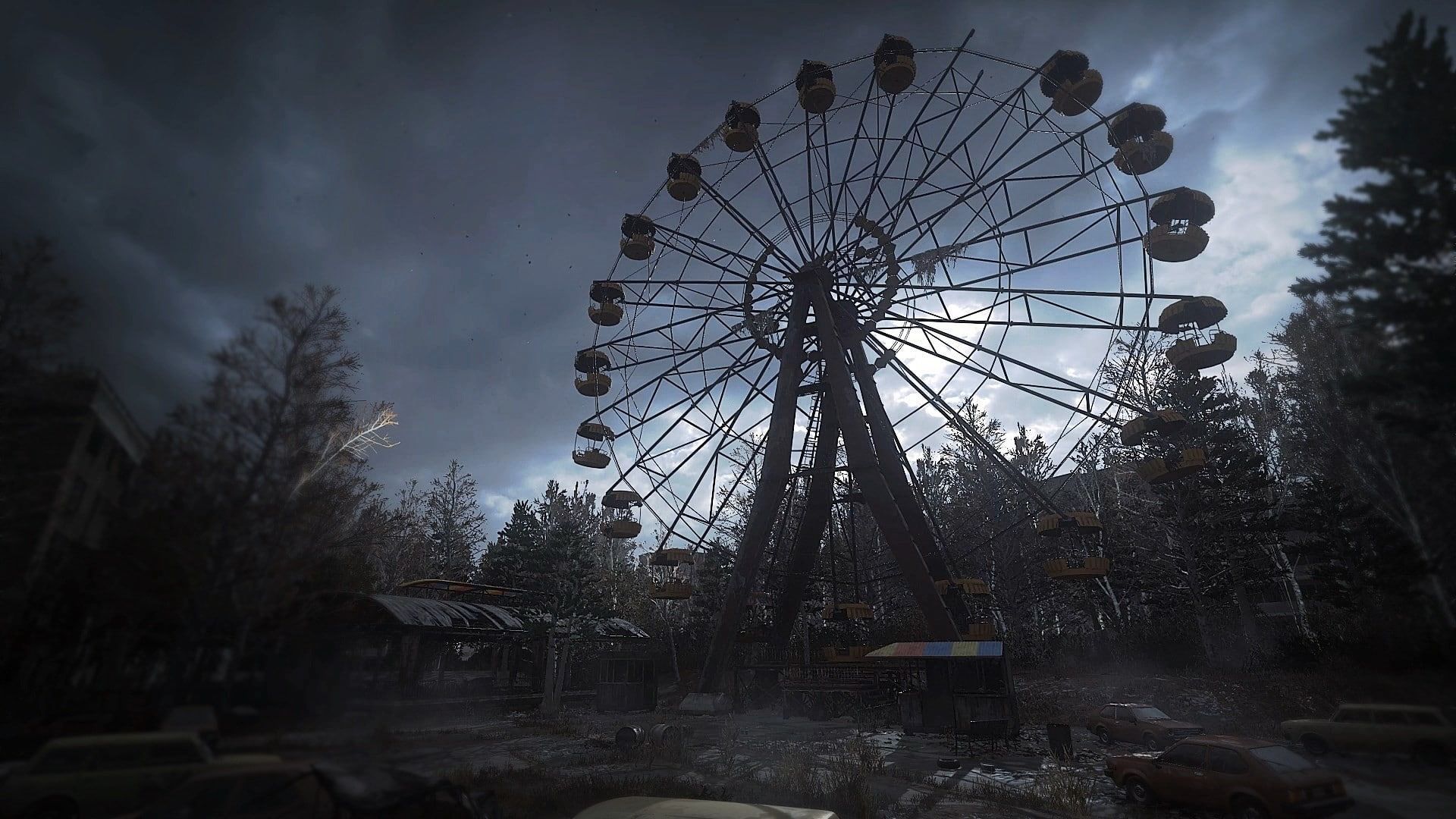 Chernobyl #Pripyat ferris wheel Call of Duty 4: Modern Warfare P # wallpaper #hdwallpaper #desktop. Post apocalyptic city, Modern warfare, Call of duty