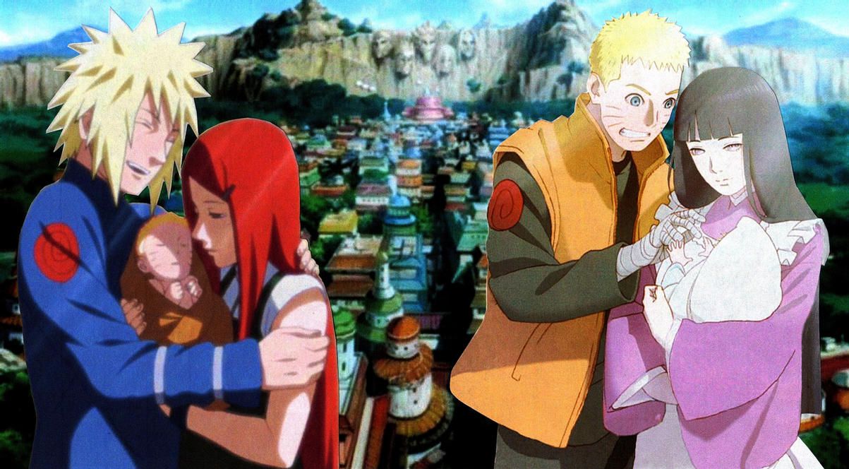 Naruto And Hinata Family Wallpaper