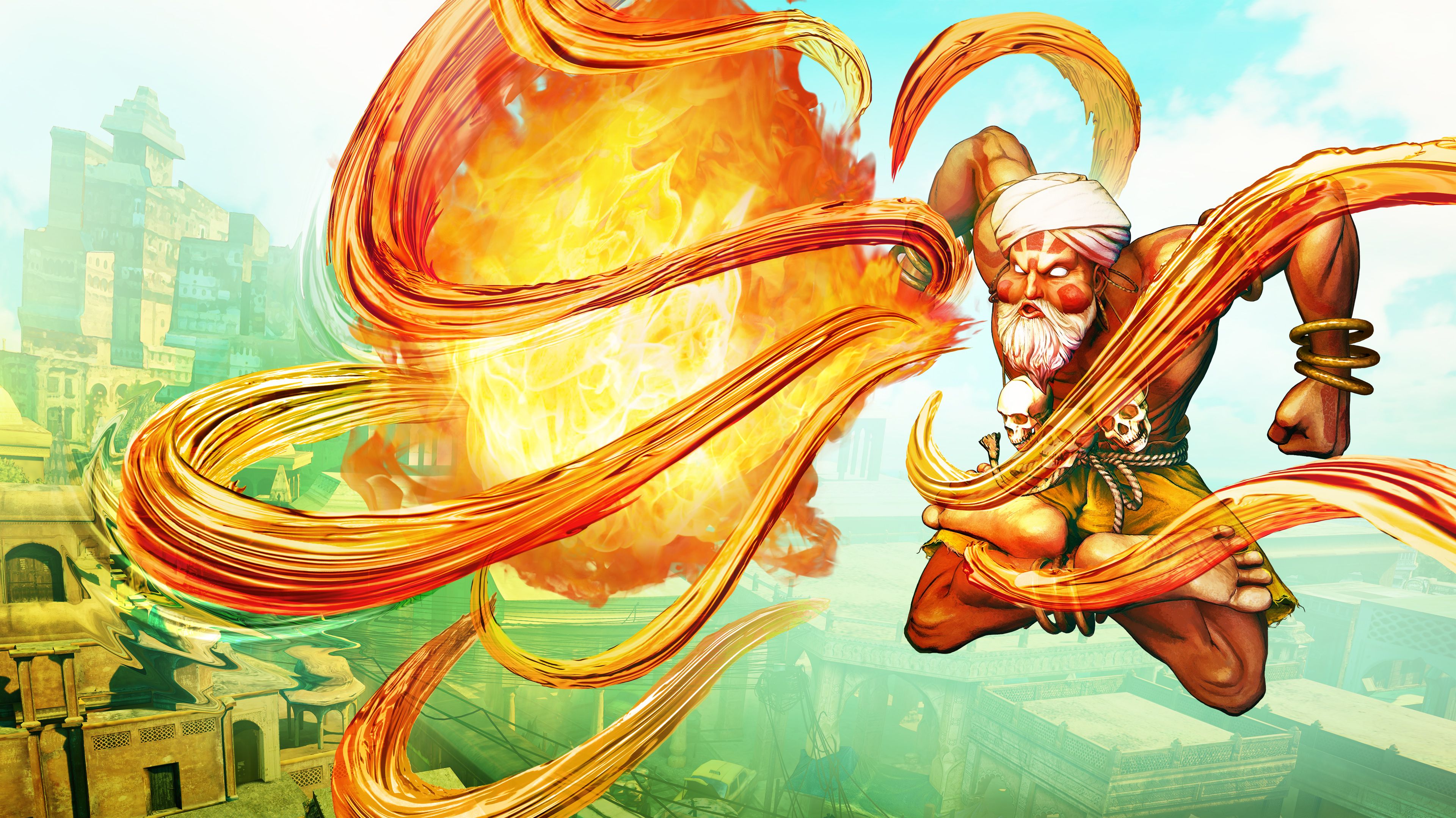 Dhalsim 4K wallpaper for your desktop or mobile screen free and easy to download