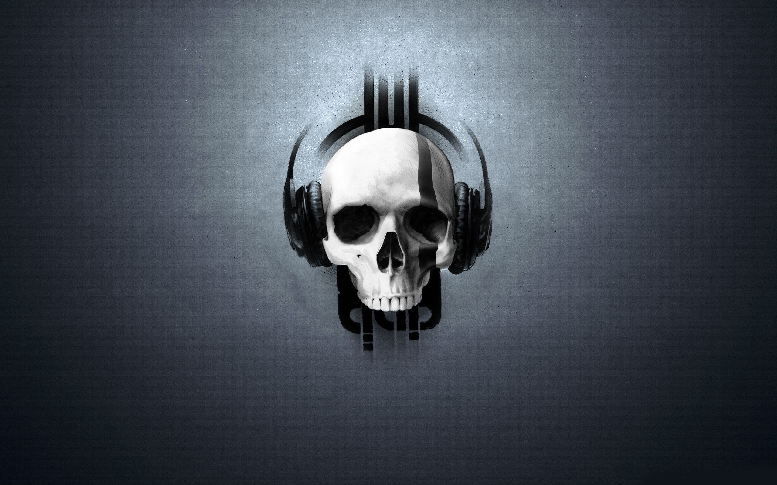 skull, Music Wallpaper HD / Desktop and Mobile Background