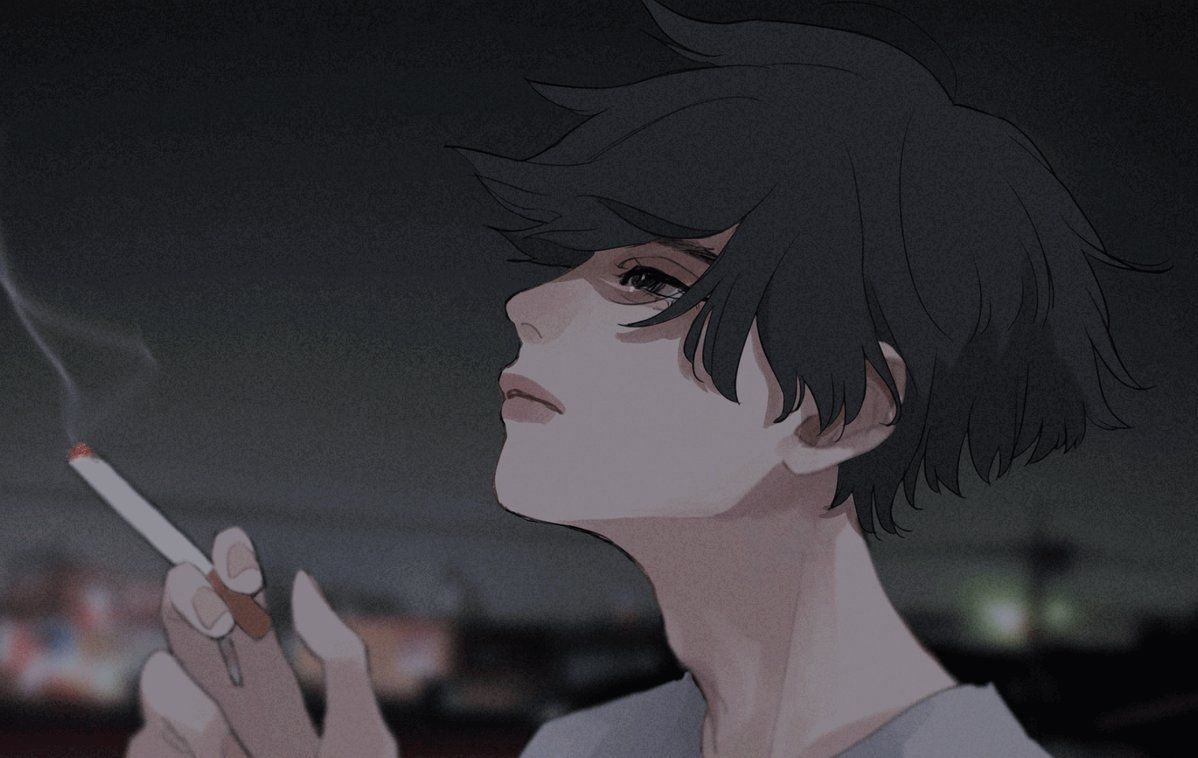 Anime Boy Smoking Wallpapers