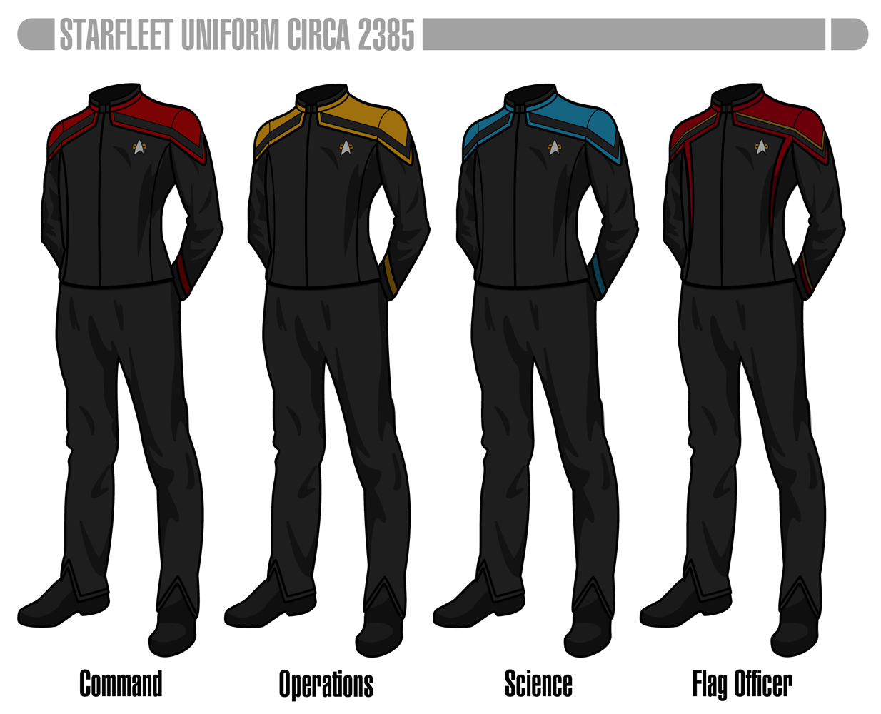 Star Trek Picard Uniform 2385. Star trek uniforms, Star trek outfits, Star trek costume