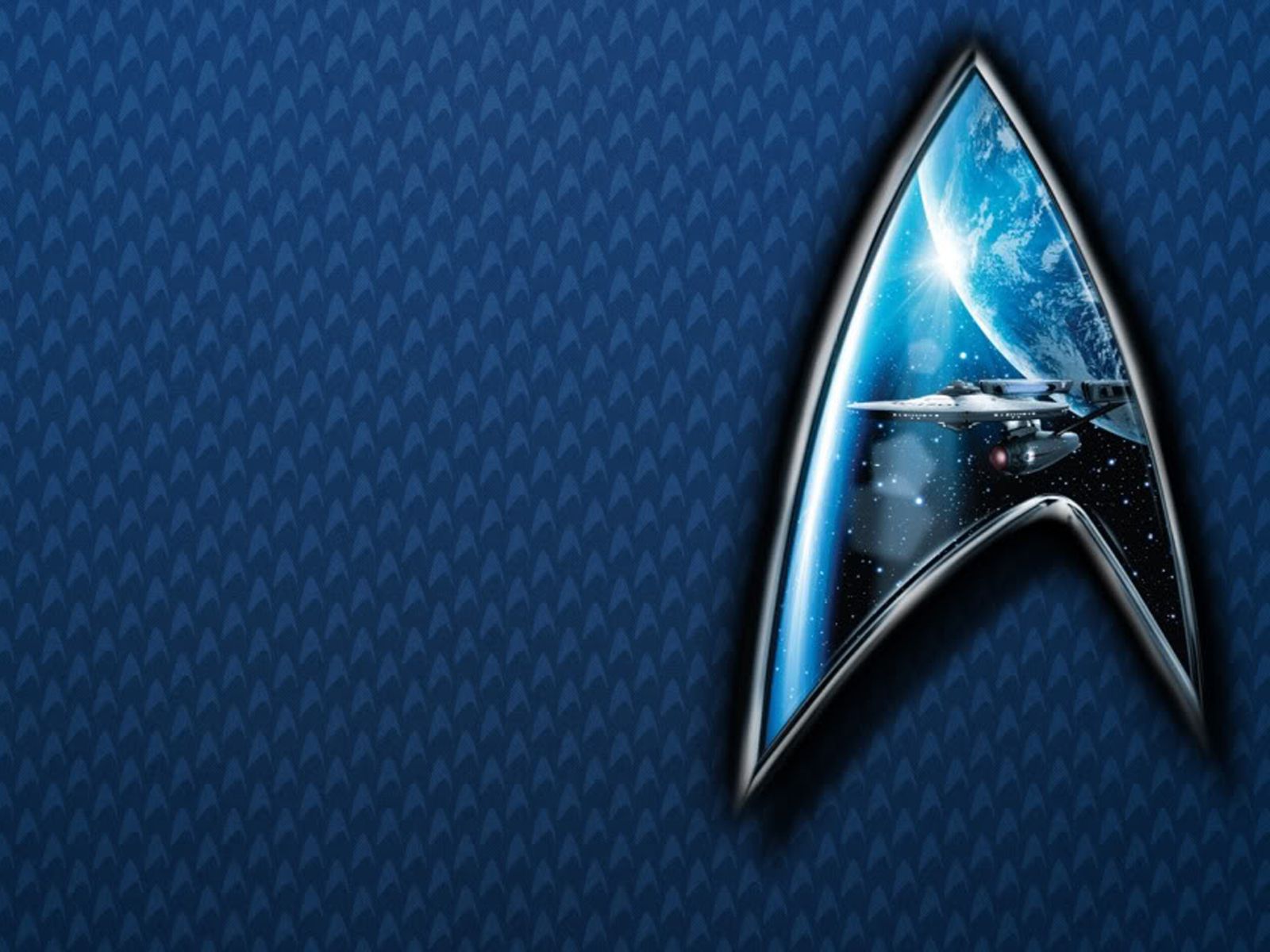 Star Trek USS Enterprise Insignia, free Star Trek computer desktop wallpaper. Star trek wallpaper, Star trek image, Star trek