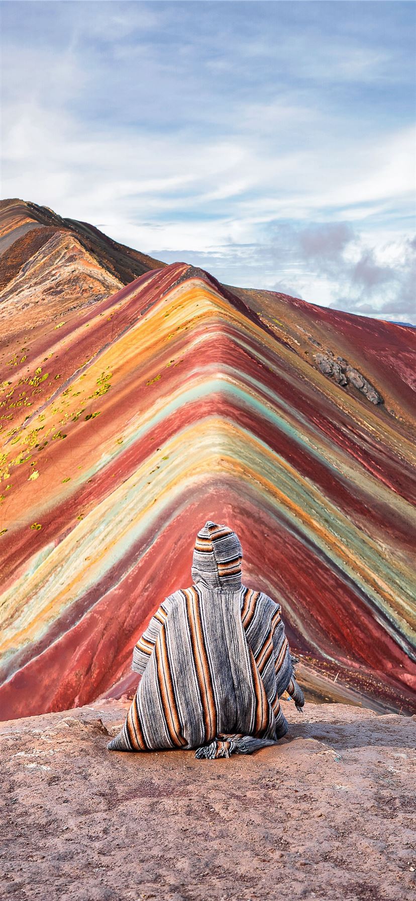 Best Rainbow mountains iPhone 11 HD Wallpaper