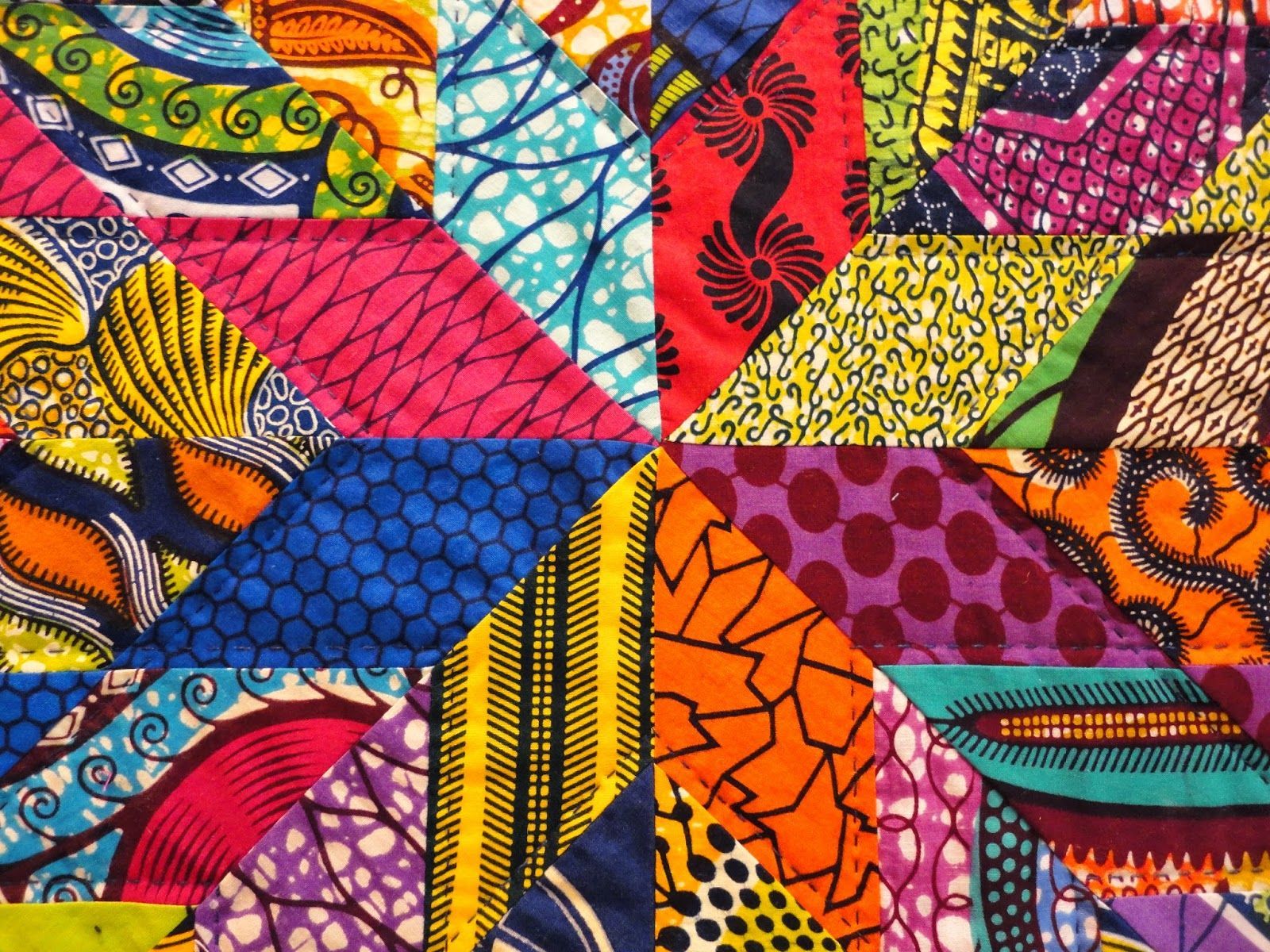 Африканские яркие ткани