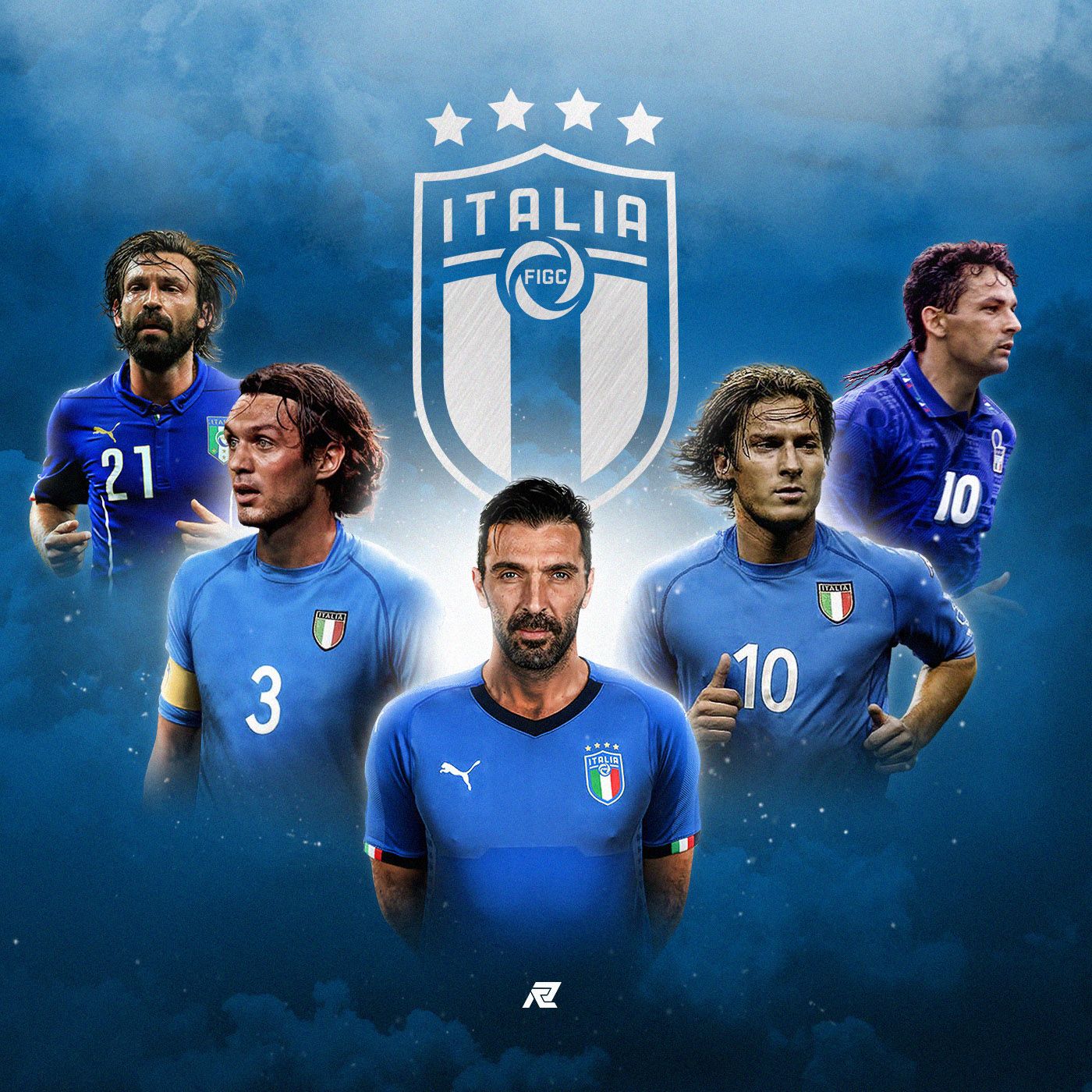 Azzurri & Serie A 2018 2019 Posters For IFTV