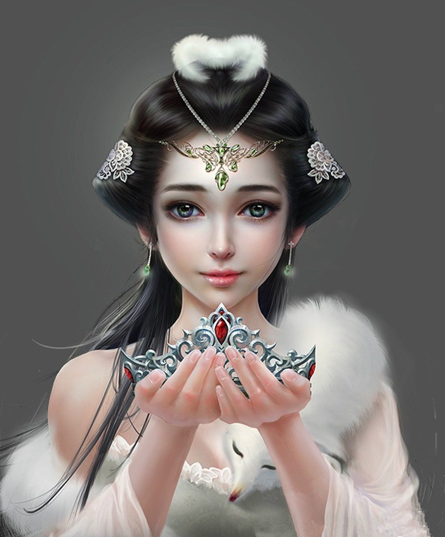 princess, Girl, Painting, 3D, Fantasy Wallpaper HD / Desktop and Mobile Background