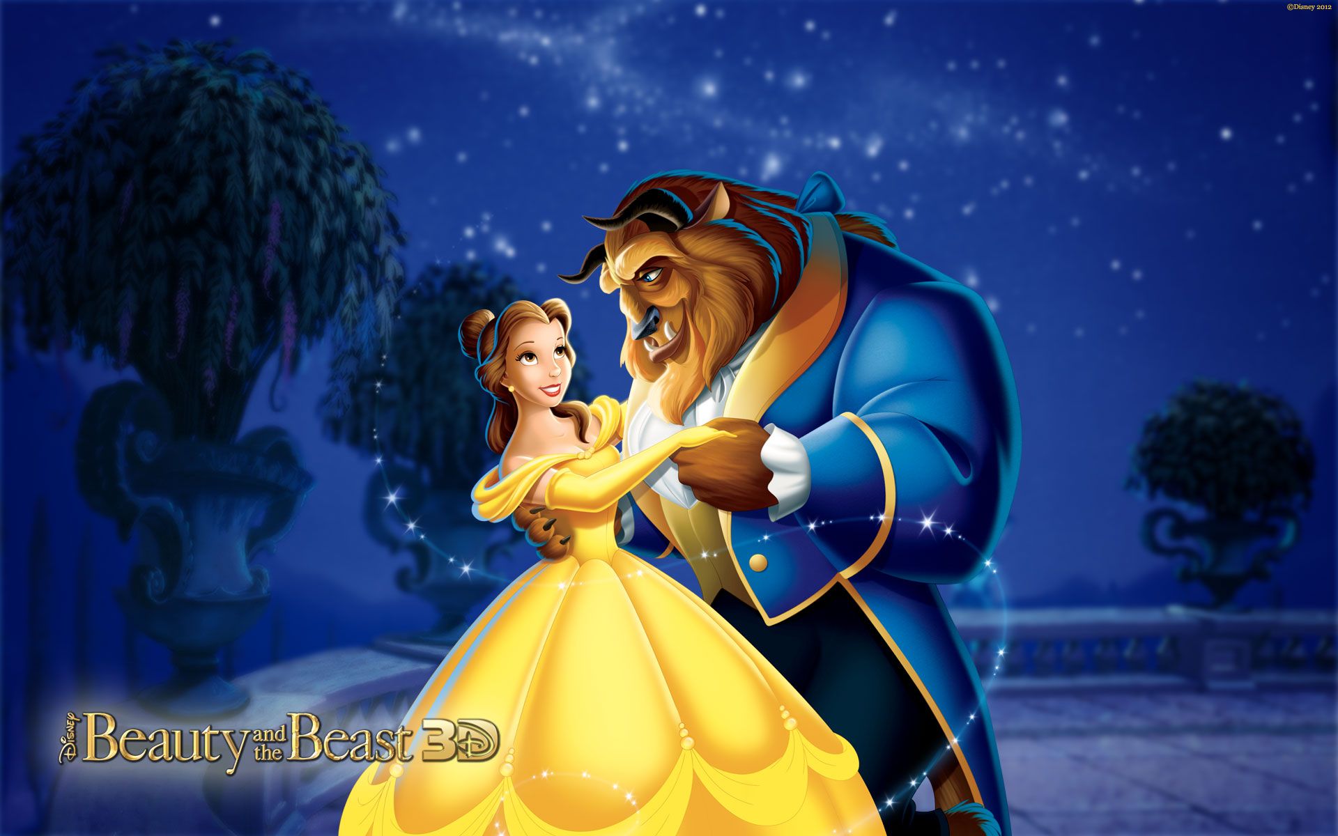 Beauty And The Beast 3D Princess Wallpaper