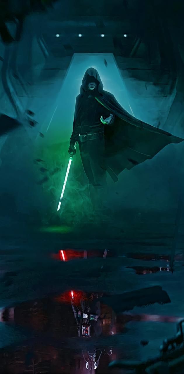luke skywalker mandalorian poster