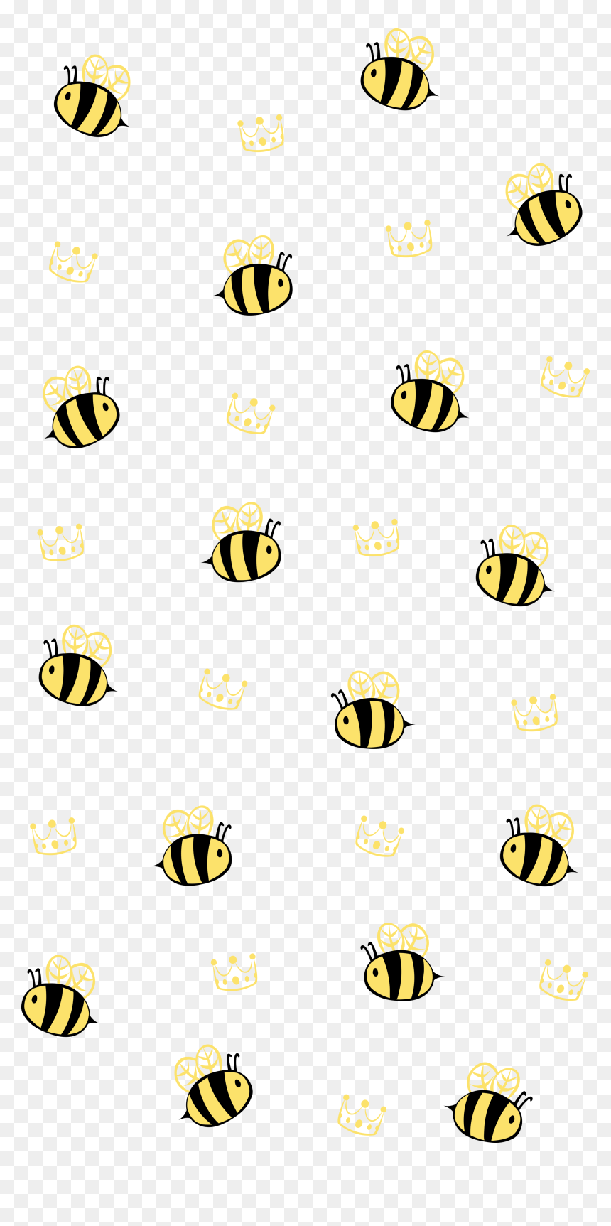 Cute Bee Wallpaper iPhone, HD Png Download