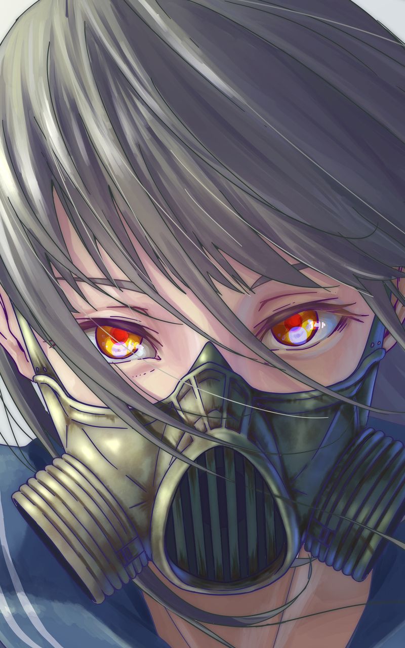 Anime Original Girl With Mask Nexus 7, Samsung Galaxy Tab 10, Note Android Tablets HD 4k Wallpaper, Image, Background, Photo and Picture