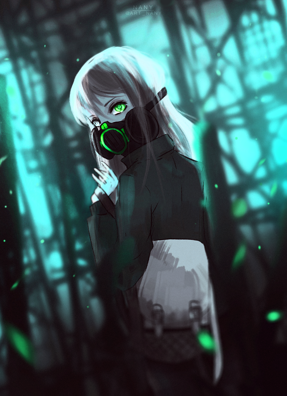 Anime Girl Gas Mask Wallpapers Wallpaper Cave 3699