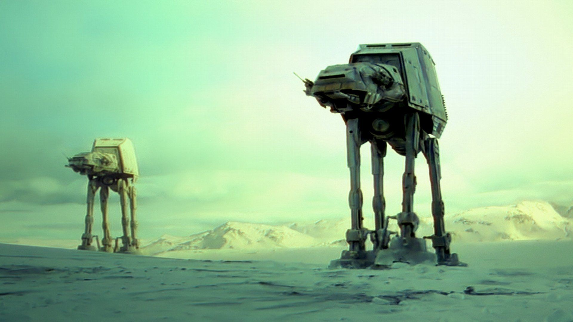 Star Wars AT AT On Hoth HD Wallpaper