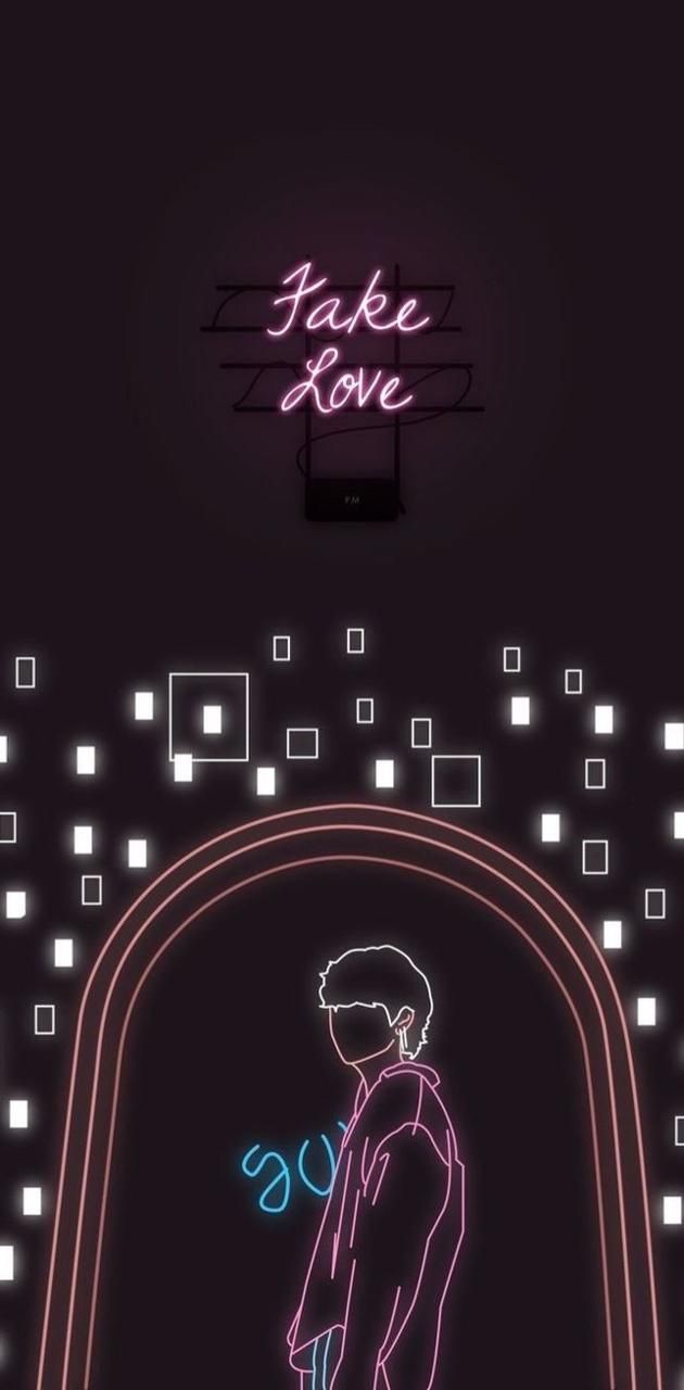Fake love GR wallpaper