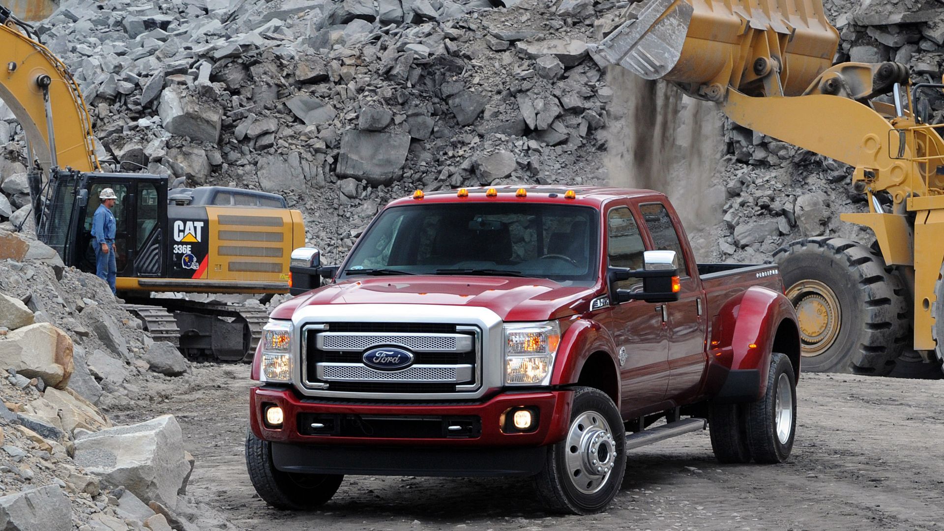 Wallpaper ford f450, super duty platinum, crew, cab, red, Cars & Bikes