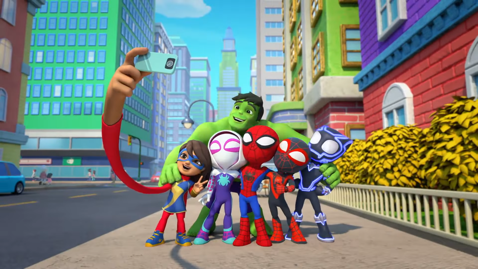 Spidey And His Amazing Friends Background