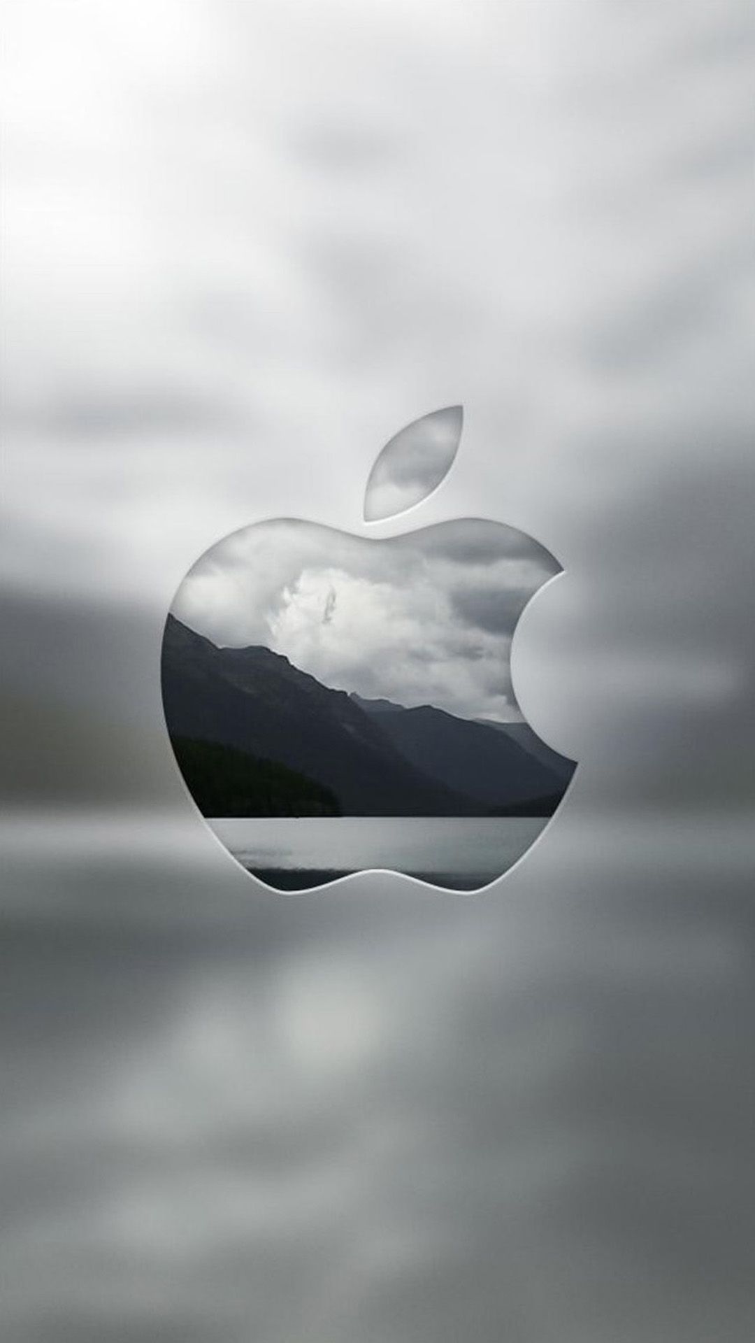 Monotone Apple. Take a look at. Apple wallpaper iphone, iPhone wallpaper, Apple wallpaper