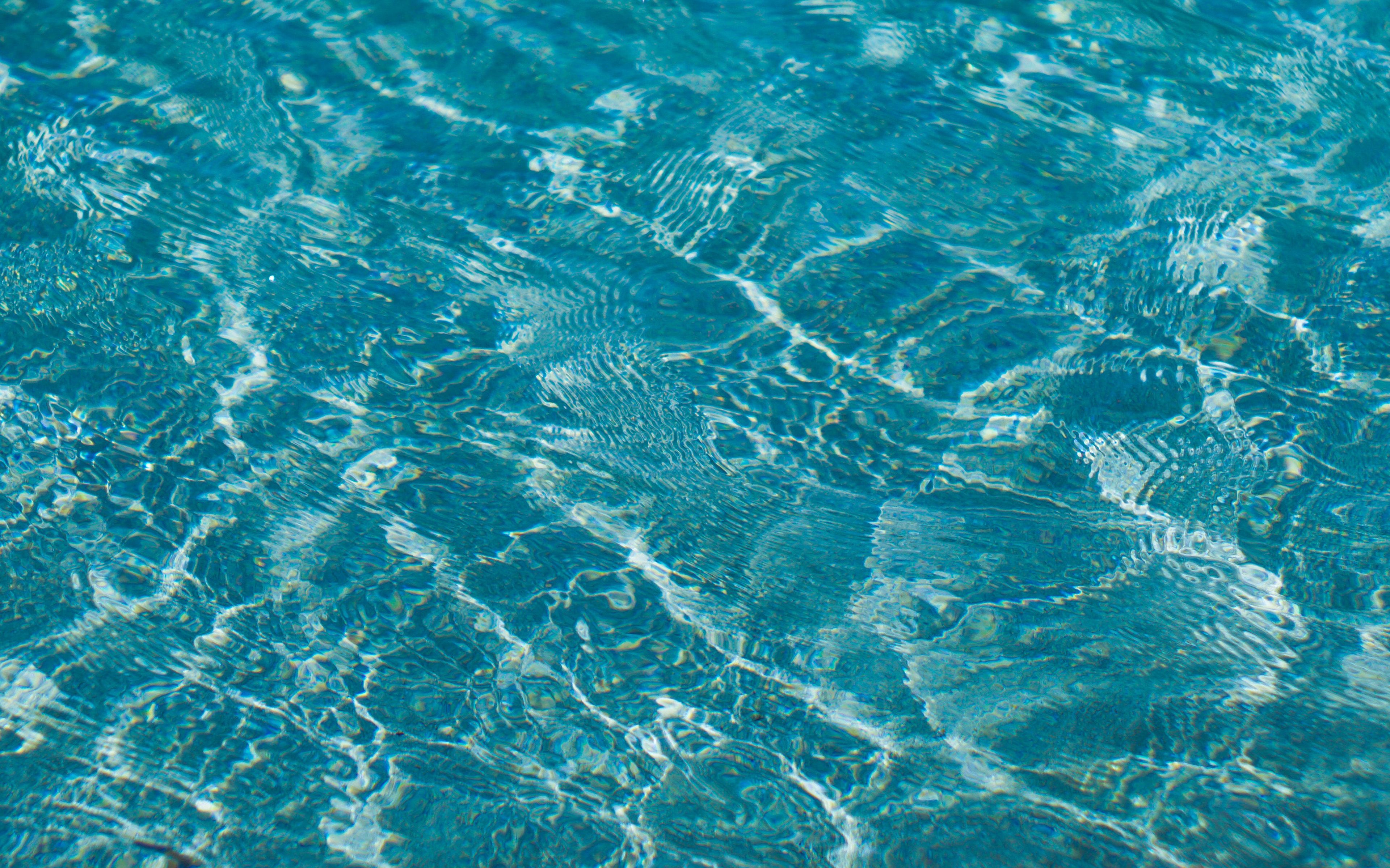 Water Pattern Wave Blue Summer Nature Wallpaper
