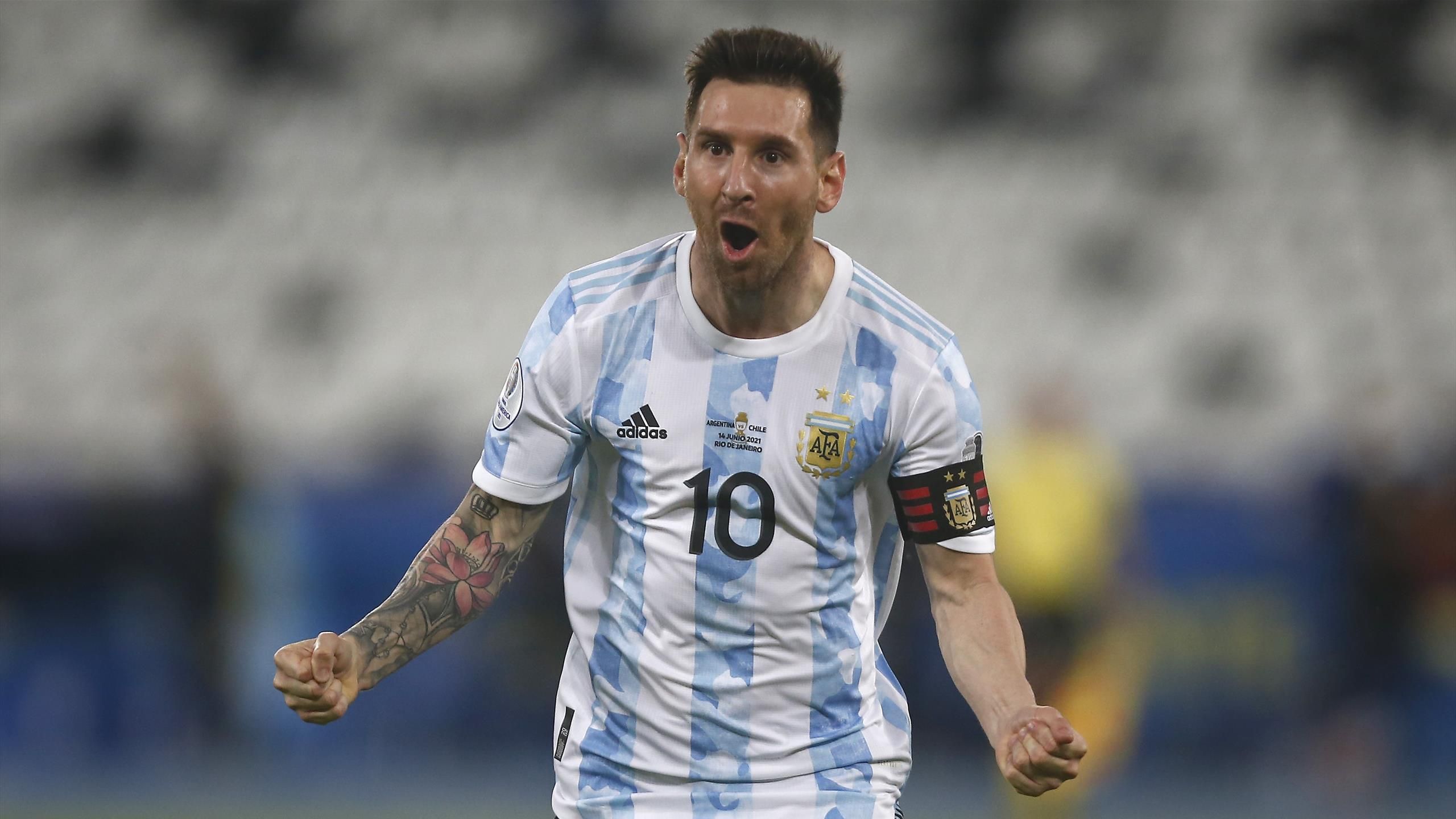 Copa America Messi Scores Stunning Free Kick As Argentina Draw With Chile In Their Opener