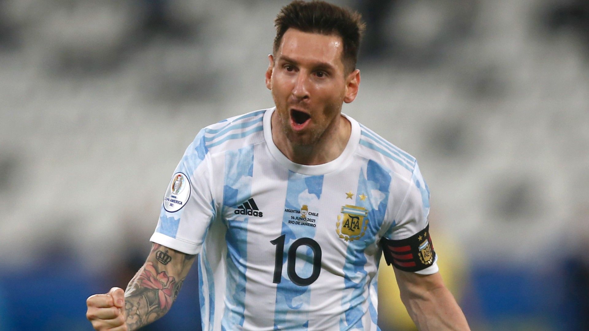 Lionel Messi scores sick free kick goal in 2021 Copa America debut