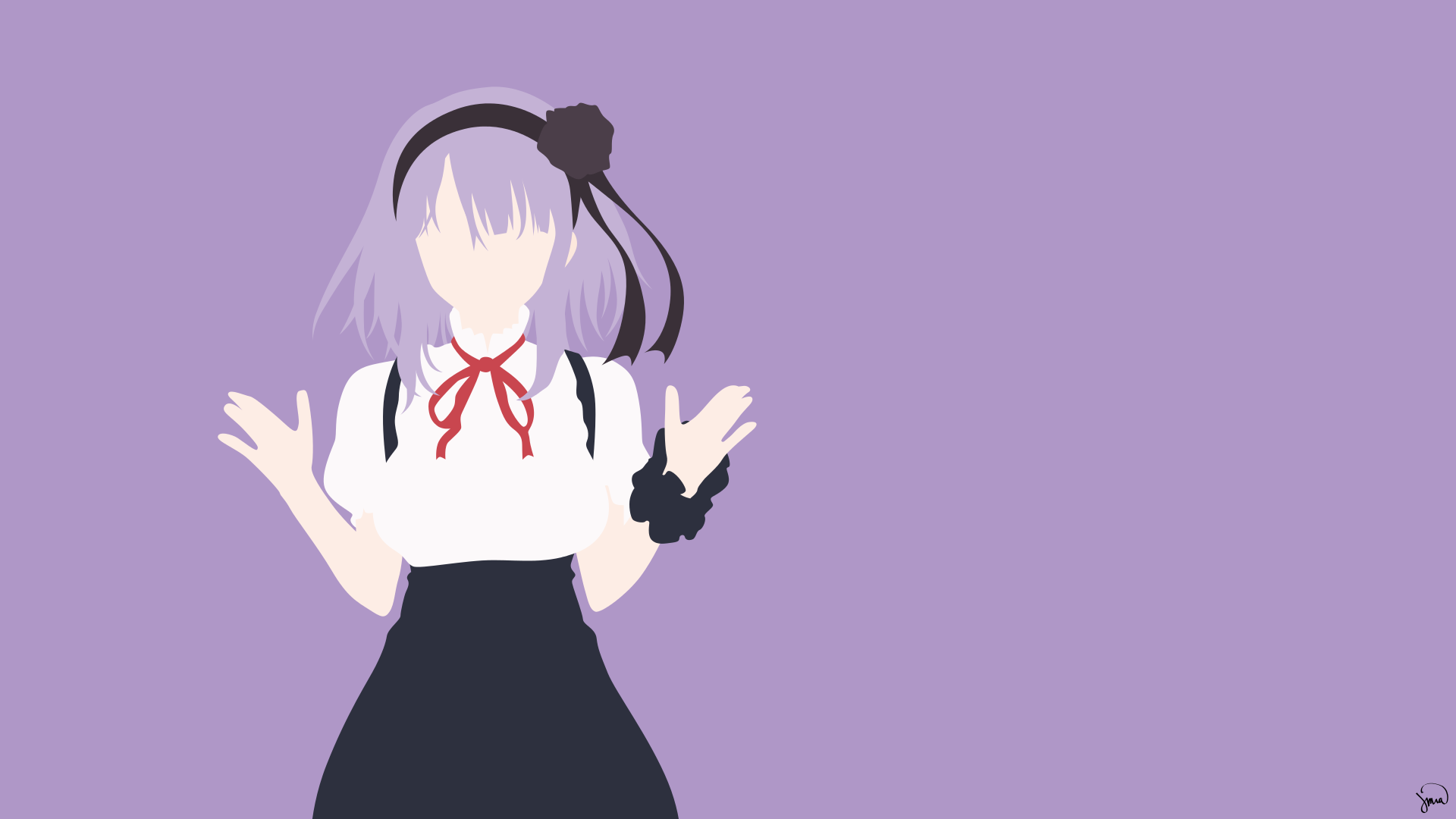 Wallpaper, Dagashi Kashi, anime girls, Shidare Hotaru 1920x1080