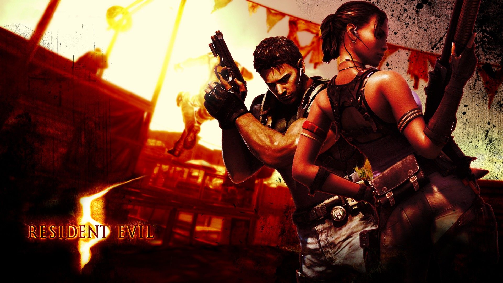 Resident Evil, Resident Evil Chris Redfield, Sheva Alomar Wallpaper HD / Desktop and Mobile Background