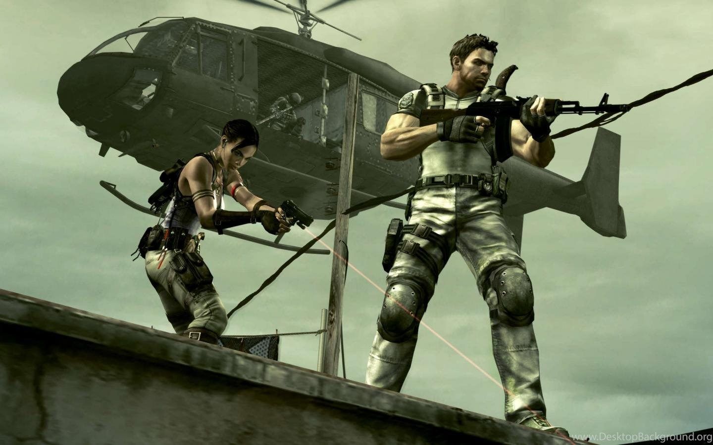 Chris Redfield Resident Evil Sheva Alomar Video Games Wallpaper. Desktop Background